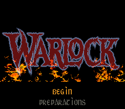 Warlock (USA) (Beta) [9FB9] Title Screen